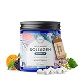 LEBBIO Multi Marine [EXTREM HOCHDOSIERT] mit Hyaluronsäure, Vitamin C und 1600mg Kollagen Hydrolysat - Premium Marine Kollagen für Haut, Haare und Nägel - Hochwertige Kollagen Kapseln, 90 Kapseln