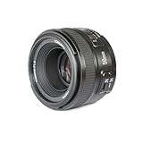 Yongnuo YN50 mm Nikon – Objektiv für Kameras DSLR (F/1.8, 58 mm, AF/MF), Schwarz
