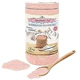 Nortembio Rosa Himalaya-Salz 1,45 Kg. Extra Feinkorn (0,5-1 mm). 100% Natürliches Salz. Reich an Mineralien. Gesundes Kochen. Unraffiniert. Ohne Konservierungsstoffe. Aus Punjab Pakistan.