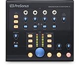 PreSonus Monitor Station V2, Desktop Studio Kontrollzentrum mit Monitor Lautstärkeregler und Kopfhörerverstärker