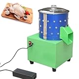 SYTEH Hühnerrupfmaschine, Edelstahl-Geflügelrupfmaschine, automatische Geflügelfedermaschine, Hühner-Schnellfederentfernungs-Rupfmaschine, für Hühnervögel-Entenfarm