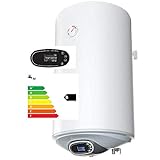 Elektrospeicher Warmwasserspeicher Boiler Smart Control wandhängender Boiler 80 Liter - kurze/breite Ausführung - 2,0 kW 230 Volt