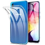 Oprimio Kristallklar Hülle für Samsung A50 [Silikon Hülle] [%100 Durchsichtig] [Deutsche Material] [Ultra Dünn] Klar Handyhülle für Samsung Galaxy A50 / A50s / A30s