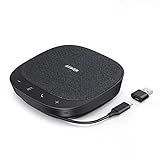 Anker PowerConf S330 USB-Konferenzlautsprecher für Home Office, intelligente Sprachverbesserung, Plug-and-Play, 360° Sprachabdeckung über 4 Mikrofone, kraftvoller Sound (erneuert)