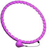 Gewichteter Hula Infinity Hoop für Erwachsene Gewichtsverlust 36 Knoten Plus Size Smart Hula Fitness Übung Hoola Hoop Geeignet für Frauen und Anfänger, Einfach zu bedienen, Schlankheits Fitness