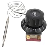 HEALEEP Digitaler Thermostat für Heißluftfritteuse Elektrobackofen und Warmwasserbereiter Temperaturkontrollschalter Crimpklemmen Vielseitig Einsetzbar Sicher