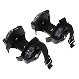 KITANDOVE Skating-Schuhe Fersenrollen 3 Farbe PVC-Räder für Übung verbessern Körperbalance
