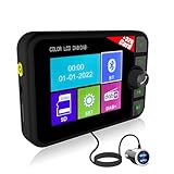 DAB+ / DAB Digitaler Adapter Radio für Autoradio - 2,4 Zoll LCD Display with FM Bluetooth Musik/AUX Schnittstelle