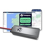 4G GPS-Tracker für Autos, Motorräder und Lieferwagen – Transpoco GPS-Tracker mit SIM enthalten, Echtzeit-Tracking, Warnungen, EU-Unterstützung – 12 Monate Plan enthalten (GS900)