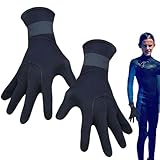 Neopren-Anzughandschuhe: 3 mm dicke Thermo-Schwimmhandschuhe für Herren, warme Tauchhandschuhe für Kaltwasseraktivitäten | rutschfeste Neopren-Anzughandschuhe für den R