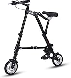 Kcolic Mini Citybike Mit Schnellklappsystem, 8 Zoll Aluminiumräder, Ultraleichtes Tragbares Mini Bike Für Erwachsene E,8in
