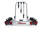 Atera 022601 PKW Fahrradträger Strada DL 3 Auto-Kupplungsträger mit Rückleuchten - für 3 Fahrräder