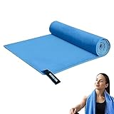 fanelod Workout-Handtuch – Schweißhandtuch, saugfähiges Mikrofaser-Handtuch, schnelltrocknend, Workout-Schweißhandtuch für Strand, Baden