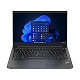 Lenovo ThinkPad E14 Gen 4 Notebook AMD Ryzen 5 5625U 35,6 cm (14') (16GB RAM, 512GB SSD, Full HD, Win11 Pro), 21EB0040GE, Schwarz