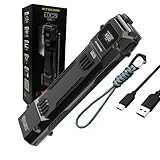 Nitecore EDC29-6500 Lumen Every Day Carry wiederaufladbare Taschenlampe mit Eco-Sensa USB-C-Ladekabel