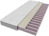 ZEEBRA - Matratze 140x70 - Kindermatratze Doppelseitig, Atmungsaktiv Öko-Tex für Kinderbett - Satysfaction Comfort Plus - Dreischichtiger Mikrofaserbezug, Belüftung und Hygiene