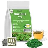 ULTHMOK Moringa Tee 200g/135 teebeutel, 100% Natur, Keine Zusatzstoffe, Kräuterteebeutel für Gesunden Genuss