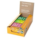*NEW* The Protein Kitchen | Natürliche Protein Riegel | Mixbox Fruit&Nuts | 12 Riegel - 4 versch. Sorten | Hazelnut, Cashew, Orange & Lime | Viel Protein, ohne Zusatzstoffe, natürlich & lecker