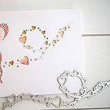 SpirWoRchlan Stanzmaschine Stanzschablone, Scrapbooking Prägeschablonen Stanzformen Schablonen Für Scrapbooking, Fotopapier, Karten, Handwerk Prägen DIY Herstellung Geburtstag Geschenk Cutting Dies