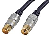 TV-Koaxialkabel, P auf S, 3 m, Audio- und Videokabel, 1 Stück