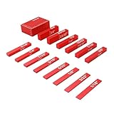 Präzisions-Setup-Block, Aluminium, Höhenmessgerät, Tischler, Holzbearbeitung, Oberfräse, Werkzeug, Zubehör, professionelle Messung, 15-teilig