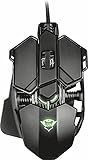 Trust Gaming GXT 138 X-Ray Gaming Maus (4.000 DPI-Sensor, 10 programmierbare Tasten, anpassbare RGB-Beleuchtung) 22089 Schwarz RGB