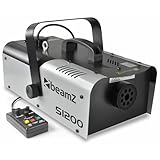 BeamZ S1200 MKII Nebelmaschine 1200 Watt, Fogger, Party Rauchmaschine, Fog Machine mit Intervall, Timer, 2,5 Liter Tank, Disco Partynebel für DJs, Hauspartys, Halloween, Hochzeiten, Veranstaltungen