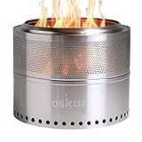 Oskar Feuerschale Edelstahl Ø50 cm | Feuerstelle für Garten & Terrasse | Robust, hitzebeständig & kompakt | Outdoor Feuerschale für gemütliche Abende