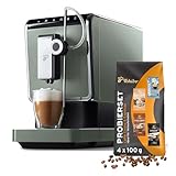 Tchibo Kaffeevollautomat Esperto Pro mit One Touch Funktion für Caffè Crema, Espresso und Milchspezialitäten, Metallic Mint - INKLUSIVE Kaffeeprobierset GRATIS