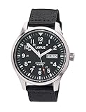 Lorus Herren-Uhr Automatik Edelstahl mit Textilband RL411BX9