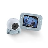 Babymoov Babyphone mit Kamera YOO ROLL - Wiederaufladbare Akkus - 10 Stunden Akkulaufzeit- 3,5' Bildschirm - Reichweite 300m - Sleep Technology - Nachtsicht