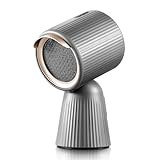SNDOAS Mini Dunstabzugshaube, Tischhaube Mobile Dunstabzug Umluft mit 180 m³/h Starker Saugleistung, 3 Leistungsstufen, Rezirkulation mit Kohlefilter, für Wohnung, Kleine Küchen, Wohnmobil, Grau