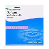 SofLens Bausch + Lomb SofLens daily disposable Tageslinsen, sphärische Kontaktlinsen, weich, 90 Stück BC 8.6 mm / DIA 14.2 / -9,00 Dioptrien