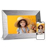 BWJBSW WLAN Digitaler Bilderrahmen 7 Zoll, Elektrischer Fotorahmen mit IPS Touchscreen, 32GB Speicher, Auto-Drehen und Audio, Einfaches Teilen von Fotos Videos Musik über App, Beste Wahl für Geschenk