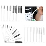 39 Stück Reinigungsbürste, Strohhalm Bürste Set, Flasche Reinigungsbürsten Milchschlauchbürste Nylon Schlauchbürste Set für Reagenzgläser Reinigen Teekanne Düse Trinken Strohhalme Nylon Bürsten Set