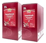 BLEICHHOF® Sauerkirschsaft - Direktsaft, vegan, Bag-in-Box (2x3l)