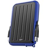 Silicon Power 2TB Game Drive Externe Festplatte A66, kompatibel mit PS5, PS4, Xbox One, PC und Mac, Blau