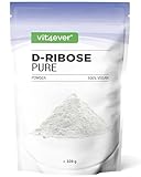 D-Ribose Pulver - 320 g - 80 Tagesportionen mit 4 g (2,6 Monate Vorrat) - Natürlich aus Fermentation - Laborgeprüft - Rein & ohne Zusätze - Hochdosiert - Naturbelassen - Vegan