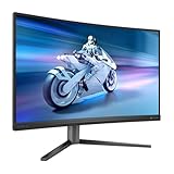 Philips Evnia 27M2C5200W - 27 Zoll FHD Curved Gaming Monitor, 280 Hz, HDR10, 1 ms GtG, FreeSync Prem. (2560x1440, 2X HDMI 2.0, 1x DP 1.4) dunkelgrau