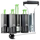 GARDIGO® Wühlmausfalle Komplettpaket | 4er Set Wühlmausfallen mit Lochstanze und Lochfinder | Wühlmaus vertreiben durch wiederverwendbare Fallen für den Garten | Wühlmausschreck