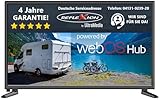 REFLEXION LED22IBT Smart LED Fernseher, LG webOSHub, 55 cm / 22 Zoll, Wohnwagen/Wohnmobil/Camping/Caravan/Boot/LKW TV, 12/230 Volt, Full HD, Triple Tuner, DVB-T2HD, DVB-S2, DVB-C, Bluetooth, WLAN