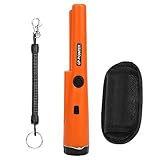 Handheld -Metalldetektor -Pinpointer mit Schall- und Vibrationsalarm - Gold- und Schmuckdetektor für die Schatzsuche mit Kunstledertasche