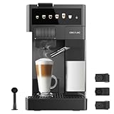 Cecotec Kompakte Espresso-Kaffeemaschine mit Milchbehälter FreeStyle Latte. 1350W, 20 Bar, kompatibel mit gemahlenem Kaffee, Dolce Gusto, Nespresso und K-fee, 1,6L Wassertank und 400ml Milchbehälter