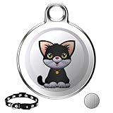 Rppiup GPS Tracker für Katzen Hunde, Mini GPS Tracker Hund Katze Ohne ABO, Wasserdicht Tracker Hund, Katzen Tracker, Live-Ortung, Haustier Tracker GPS für Katzen, Hunde, Kofferraum, Rucksack, Model A