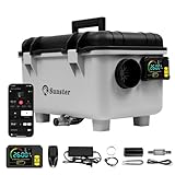 Sunster 8KW TB30 Standheizung Diesel, DC 12/24V AC 110-240V Diesel Standluftheizung, Bluetooth App, Fernbedienung & LCD-Anzeige, Lüftungsfunktion dieselheizung für LKWs Busse Wohnmobile