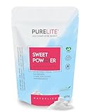 PURELITE Sweet Powder natürlich, vegan, 1:1 Zuckerersatz, 450g, kalorienfreies Süßungsmittel aus Erythrit und Stevia ohne Zucker, natürliche Zuckeralternative, keine Kalorien, zuckerfrei