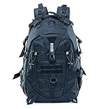 NVNVNMM Rucksack Camping Rucksack Militär Tasche Herren Reisetaschen Taktische Armee Klettern Rucksack Wandern Outdoor Shuolder Tasche Schwarz, einfarbig, One size