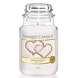 Yankee Candle Duftkerze im Glas (groß) / Snow In Love / Kerze mit langer Brenndauer bis zu 150 Stunden / Perfekte Geschenke für Frauen
