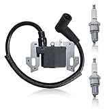 Adefol GCV160 Zündspule für Honda GC160 GCV190 GC190 Rasenmäher, Zündspule mit Zündkerze BP5ES, Ersatz 30500-ZL8-004