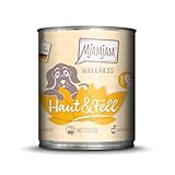 MjAMjAM - Premium Nassfutter für Hunde - Wellness - Haut & Fell - Huhn, 1er Pack (1x800g), getreidefrei